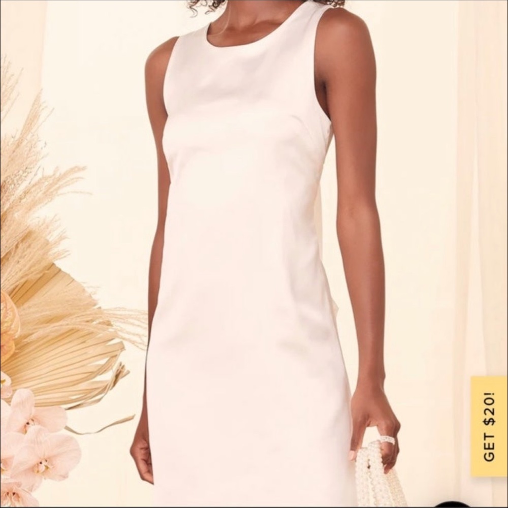White bridal dress